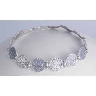 Sterling Silver 925 Disc of Phaistos