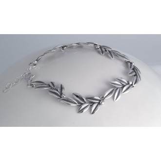 Sterling Silver 925 Olive Leaves
