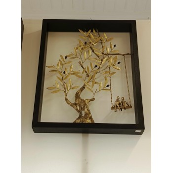 Bronze Olive sculpture with...