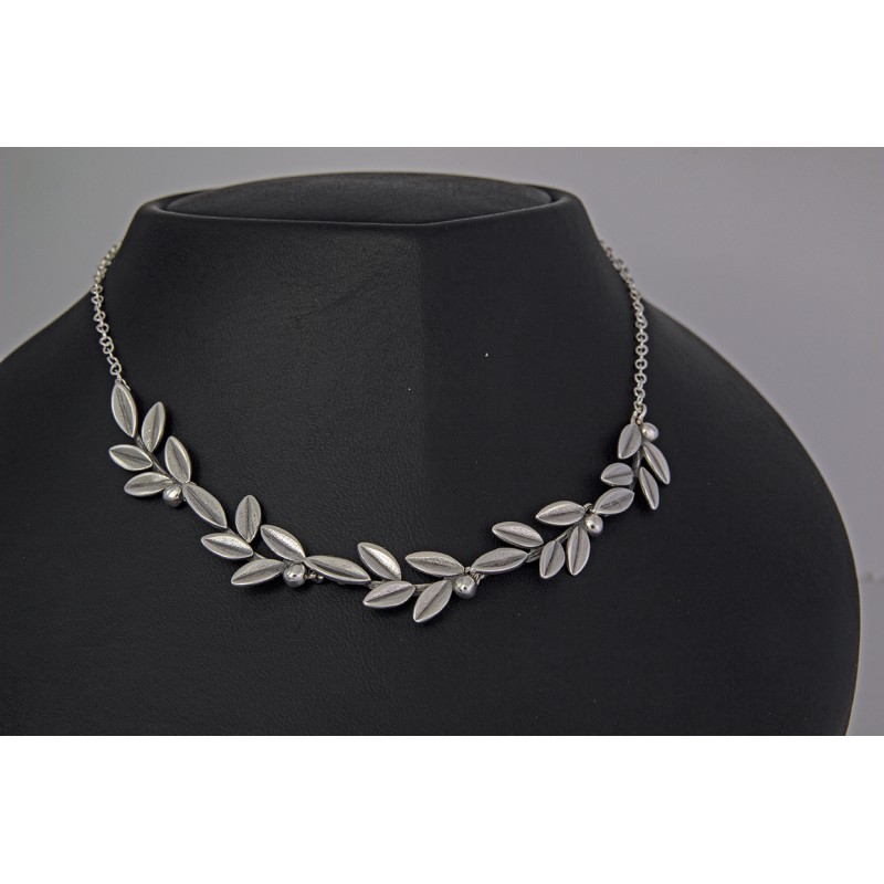 Sterling Silver 925 Olive Leaves