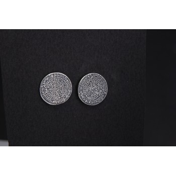 Sterling Silver 925 Disc of phaistos