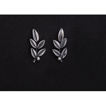 Sterling Silver 925 Olive Leaves