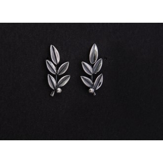 Sterling Silver 925 Olive Leaves