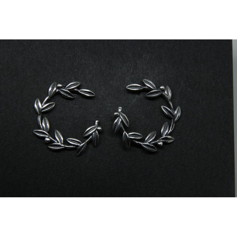 Sterling Silver 925 Olive Leaves