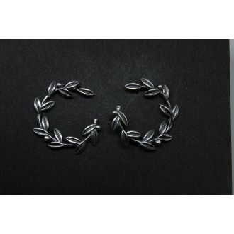 Sterling Silver 925 Olive Leaves