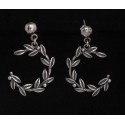 Sterling Silver 925 Olive Leaves