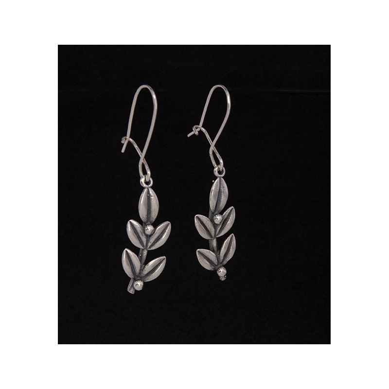 Sterling Silver 925 Olive Leaves