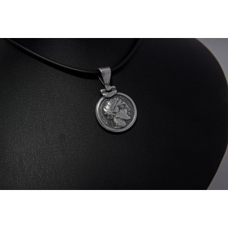 Sterling Silver 925 Athina Coin