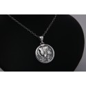 Sterling Silver 925 Athina Coin