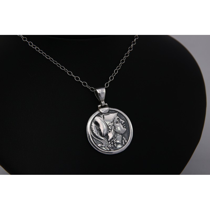 Sterling Silver 925 Athina Coin