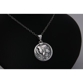 Sterling Silver 925 Athina Coin