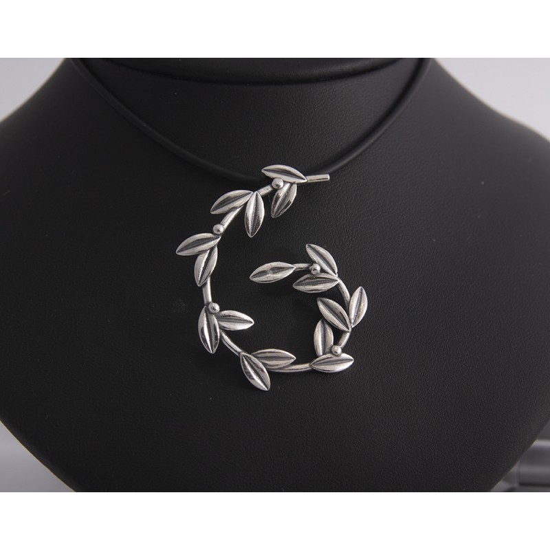 Sterling Silver 925 Olive Leaves