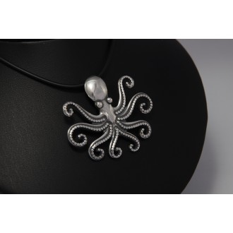 Sterling Silver 925 Octopus