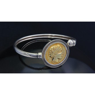 Sterling Silver 925 Athina Coin