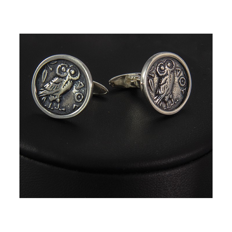 Sterling Silver 925 Owl Coin