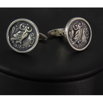 Sterling Silver 925 Owl Coin