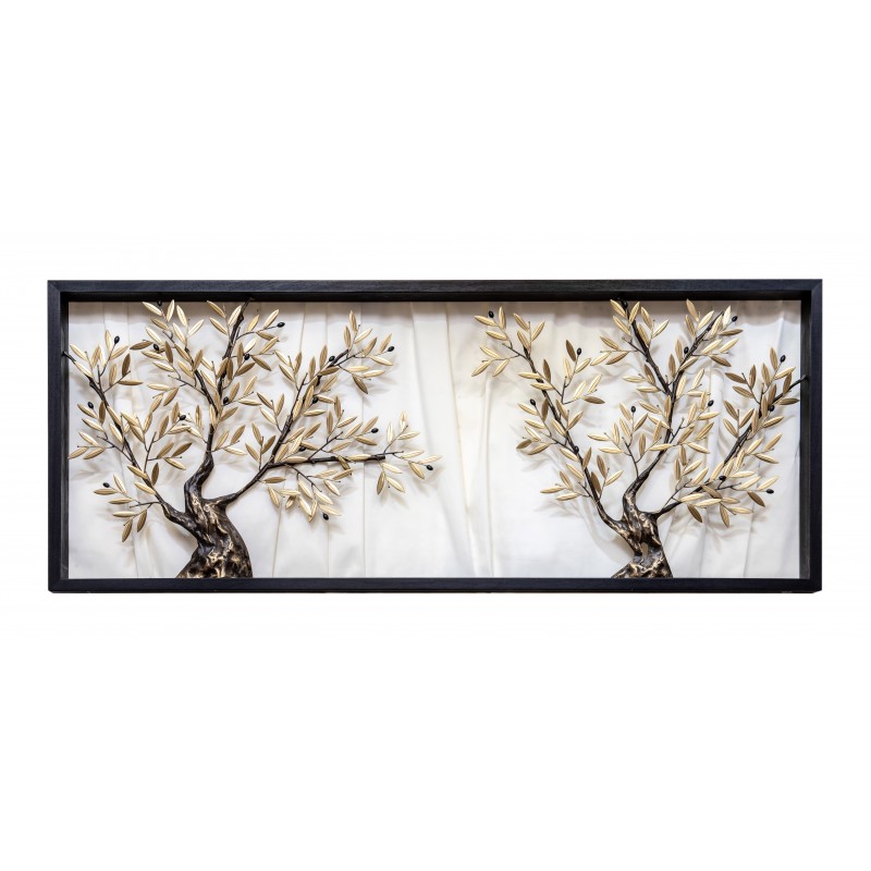 Hand Made Oxidized Bronze Double Tree