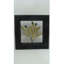 Hand Made Oxidized Bronze Olive Branch