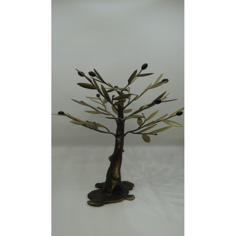 Hand Made Oxidized Bronze Olive Tree