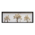 Hand Made Oxidized Bronze Scene From An Olive Orchard
