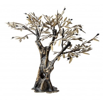 Hand Made Oxidized Bronze Olive Tree