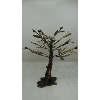 Hand Made Oxidized Bronze Olive Tree
