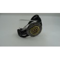 Sterling Silver 925 Rhodium plating & 24k Gold Plating Spiral