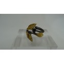 Sterling Silver 925 Rhodium & 24k Gold Plating Olive leaves