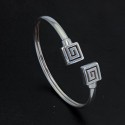 Sterling Silver 925 Greek Key