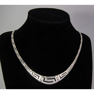 Sterling Silver 925 Greek Key