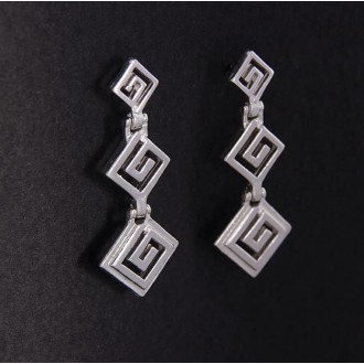 Sterling Silver 925 Greek Key