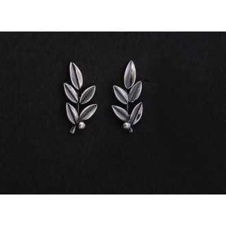 Sterling Silver 925 Olive Leaves