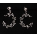 Sterling Silver 925 Olive Leaves