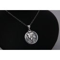 Sterling Silver 925 Athina Coin