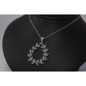 Sterling Silver 925 Olive Leaves