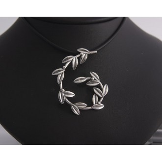 Sterling Silver 925 Olive Leaves