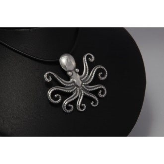 Sterling Silver 925 Octopus