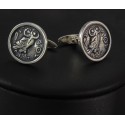 Sterling Silver 925 Owl Coin