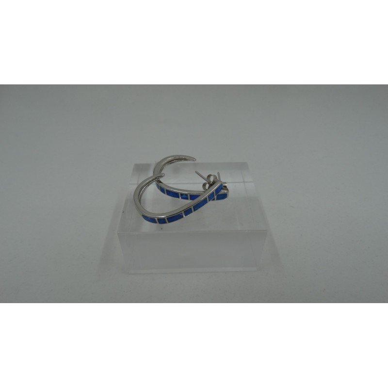 Sterling Silver 925 Half Hoops