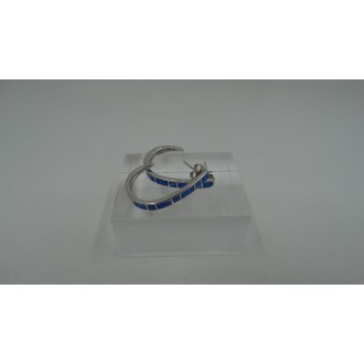 Sterling Silver 925 Half Hoops