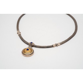 Sterling Silver 925 & Gold Plating Ancient Greek Copy-Greek Key