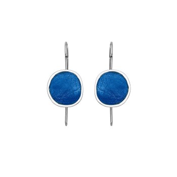 SILVER(925) Ciel Enamel Earrings with Circle